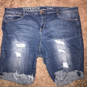DISTRESSED SHORTS