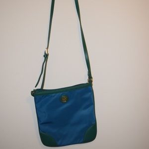 Blue tory burch cross body purse