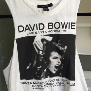 Forever 21 David Bowie Muscle Concert Tee