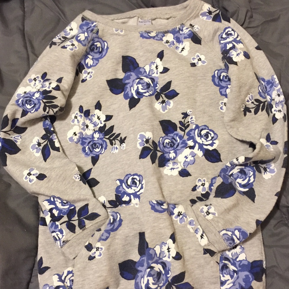 Carters size 6 Gray  Long Sleeve Sweatshirt