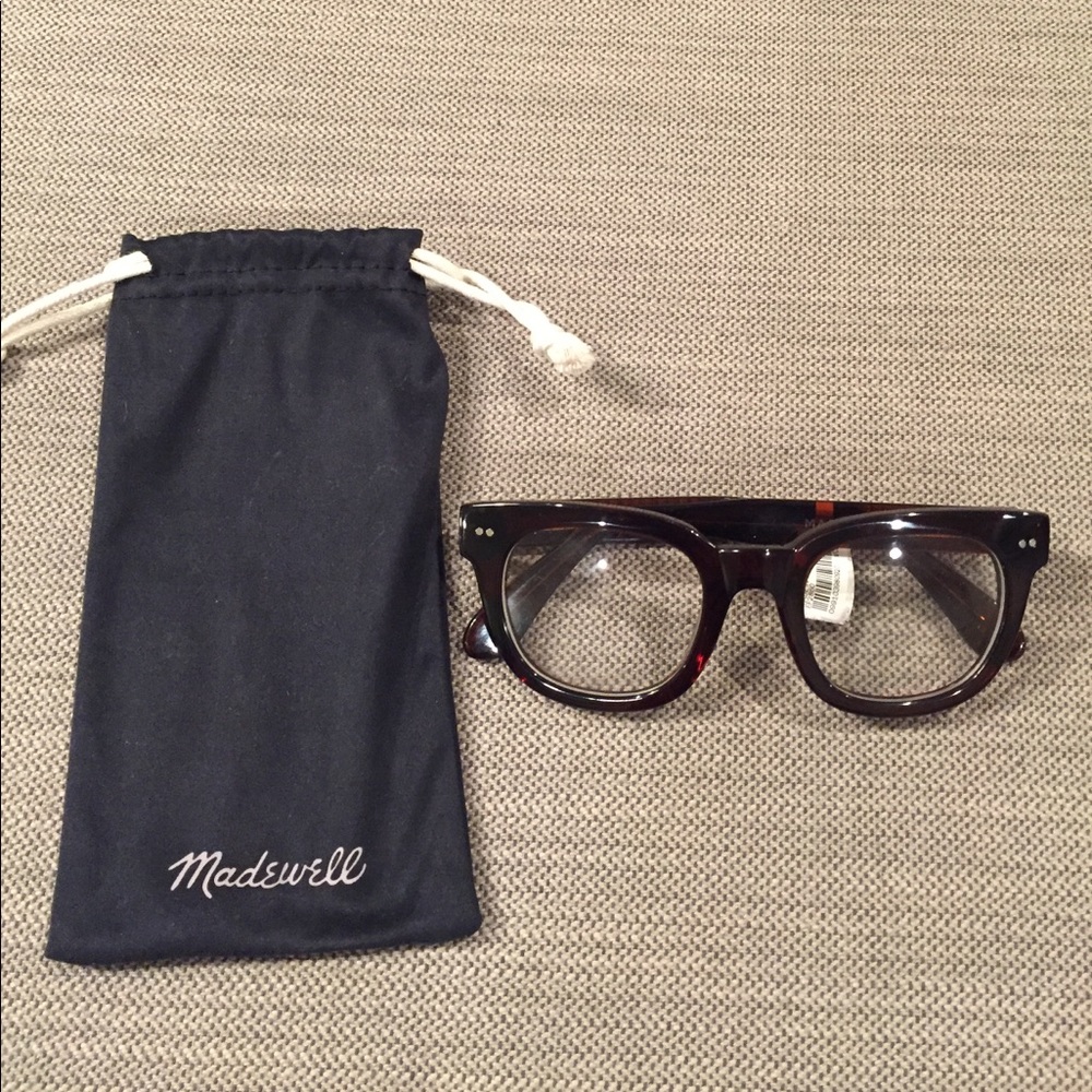 NWT! Madewell Headliner Glasses In Deep Amber