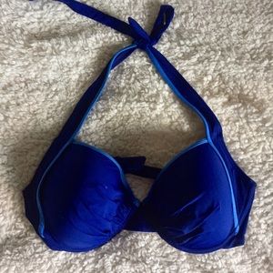 Tommy Bahama Two-Toned Blue Bikini Top