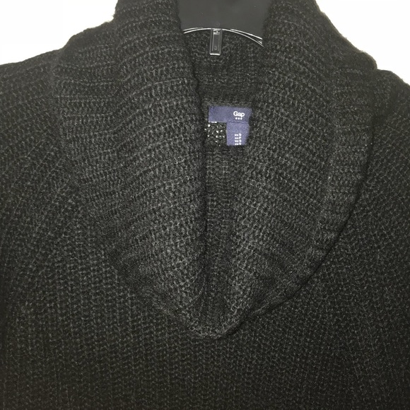 Gap Black knit turtle neck sweater - Picture 2 of 2