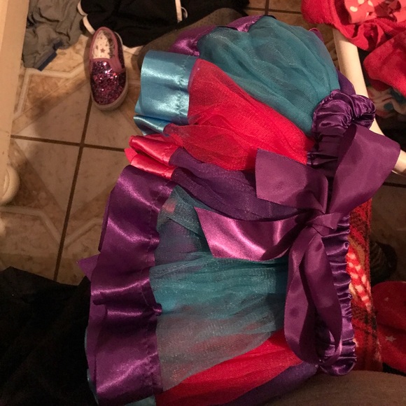 Toddlers pink blue and purple tutu skirt - Picture 1 of 1