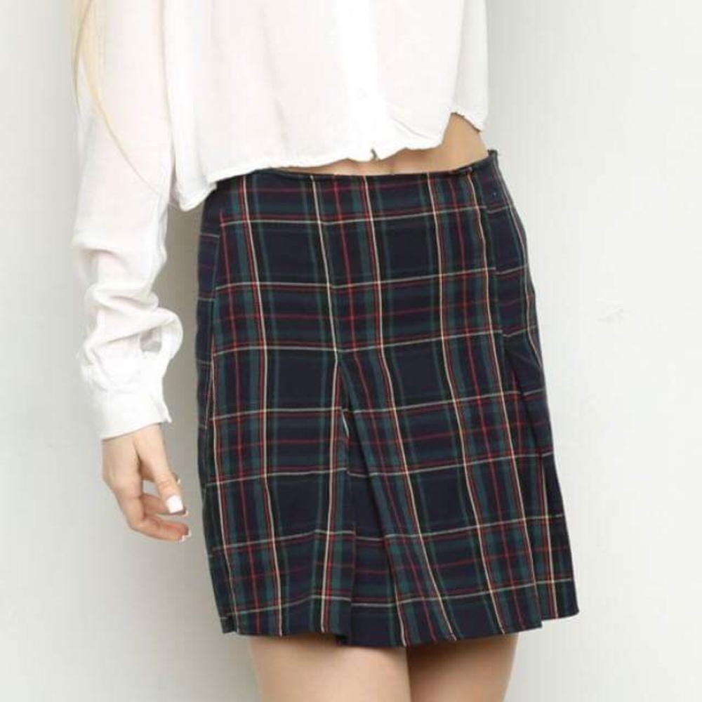 Brandy Melville Plaid Kaitlee Skirt