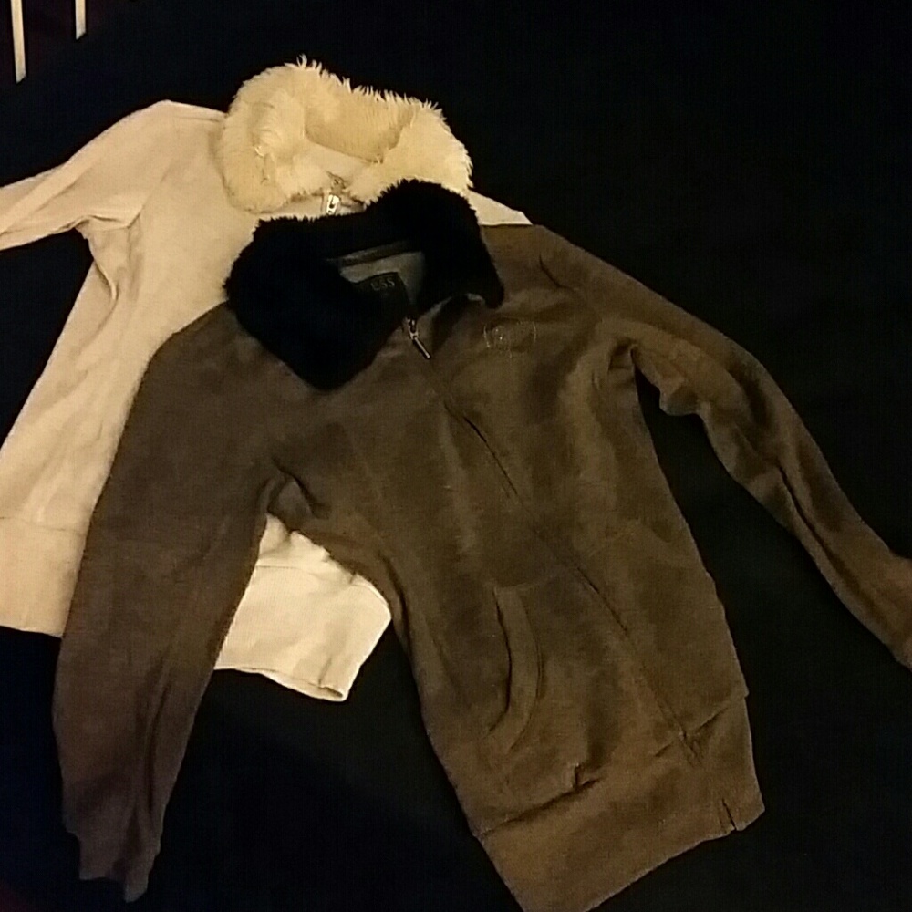 Two long sleeve sweaters
