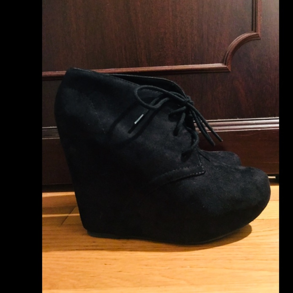 Charlotte Russe Lace-Up Booties