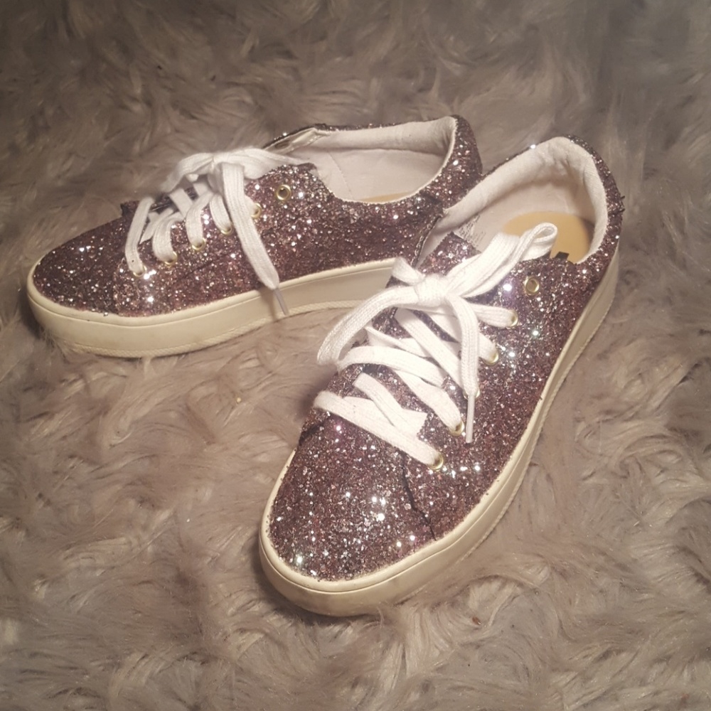 💖SM  Pink Glitter Sneakers💖