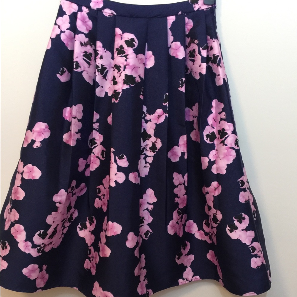 Floral round skirt
