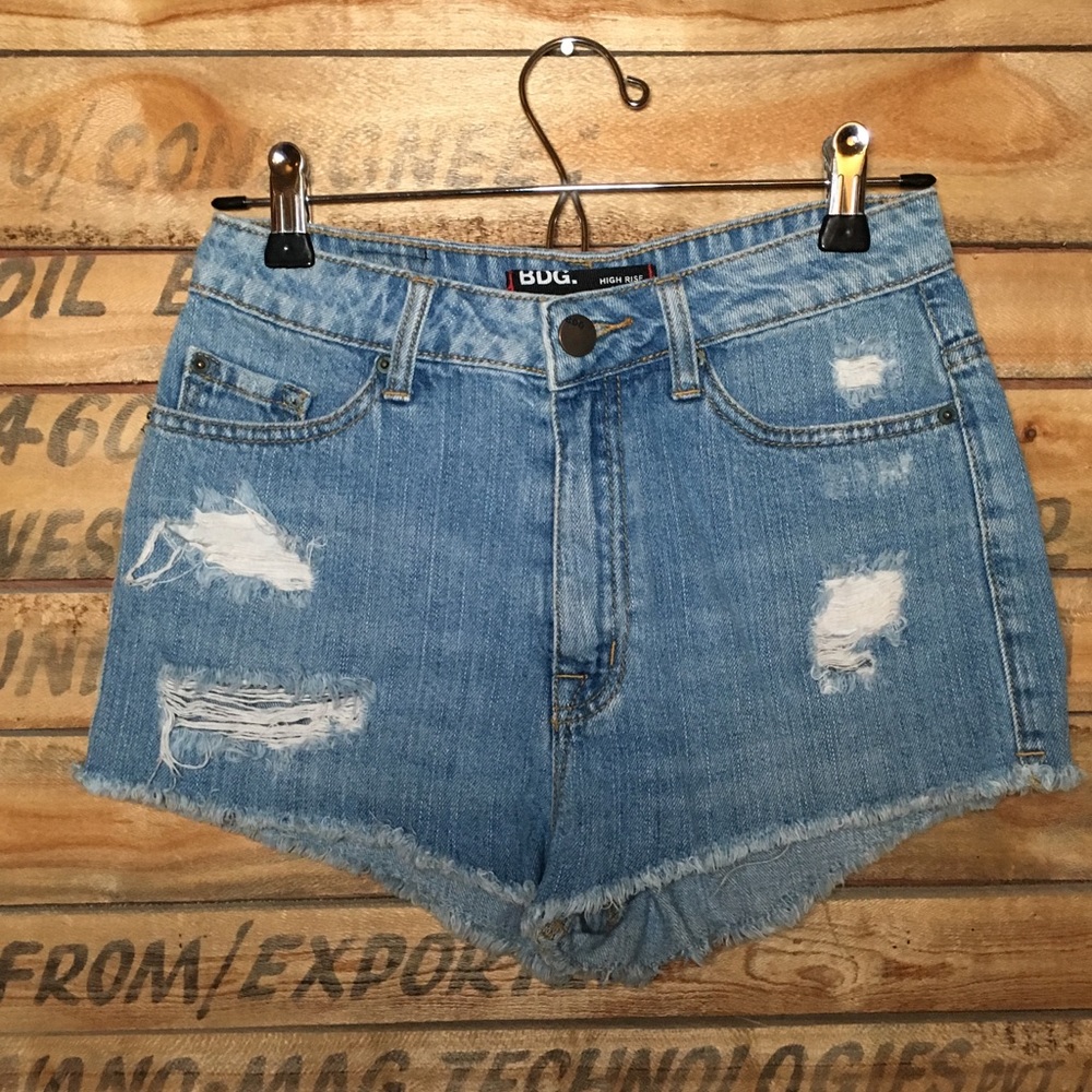 Urban Outfitters High Waisted Denim Shorts