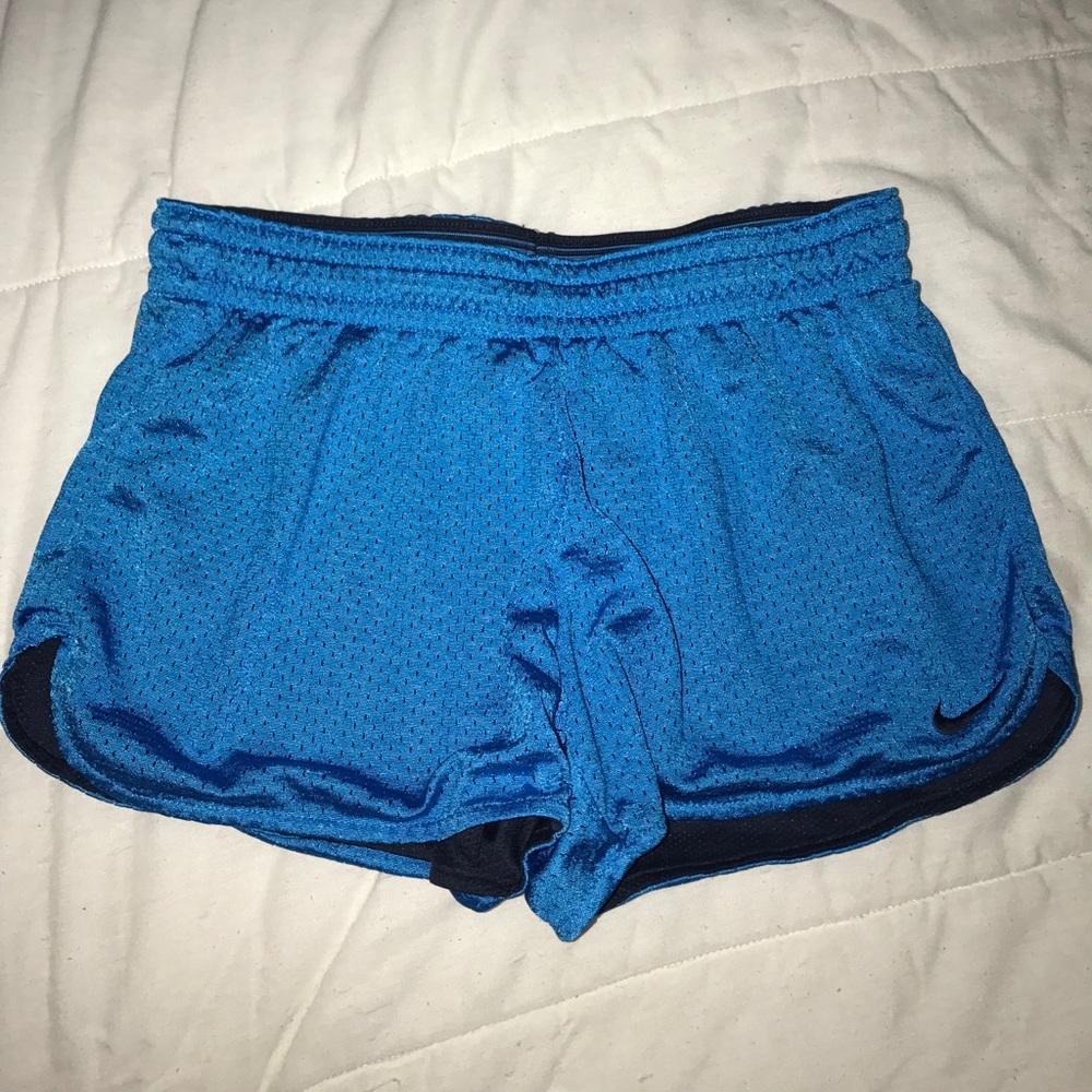 blue Nike running shorts size XS