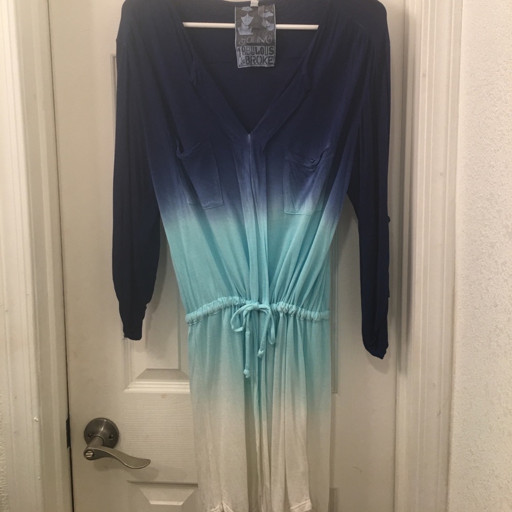 Young fabulous & broke ombré dress.