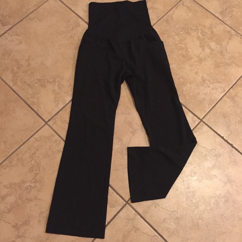 Maternity black slacks size 2