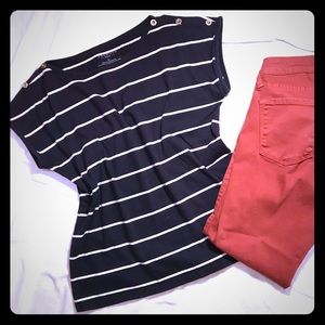Talbots nautical look tee
