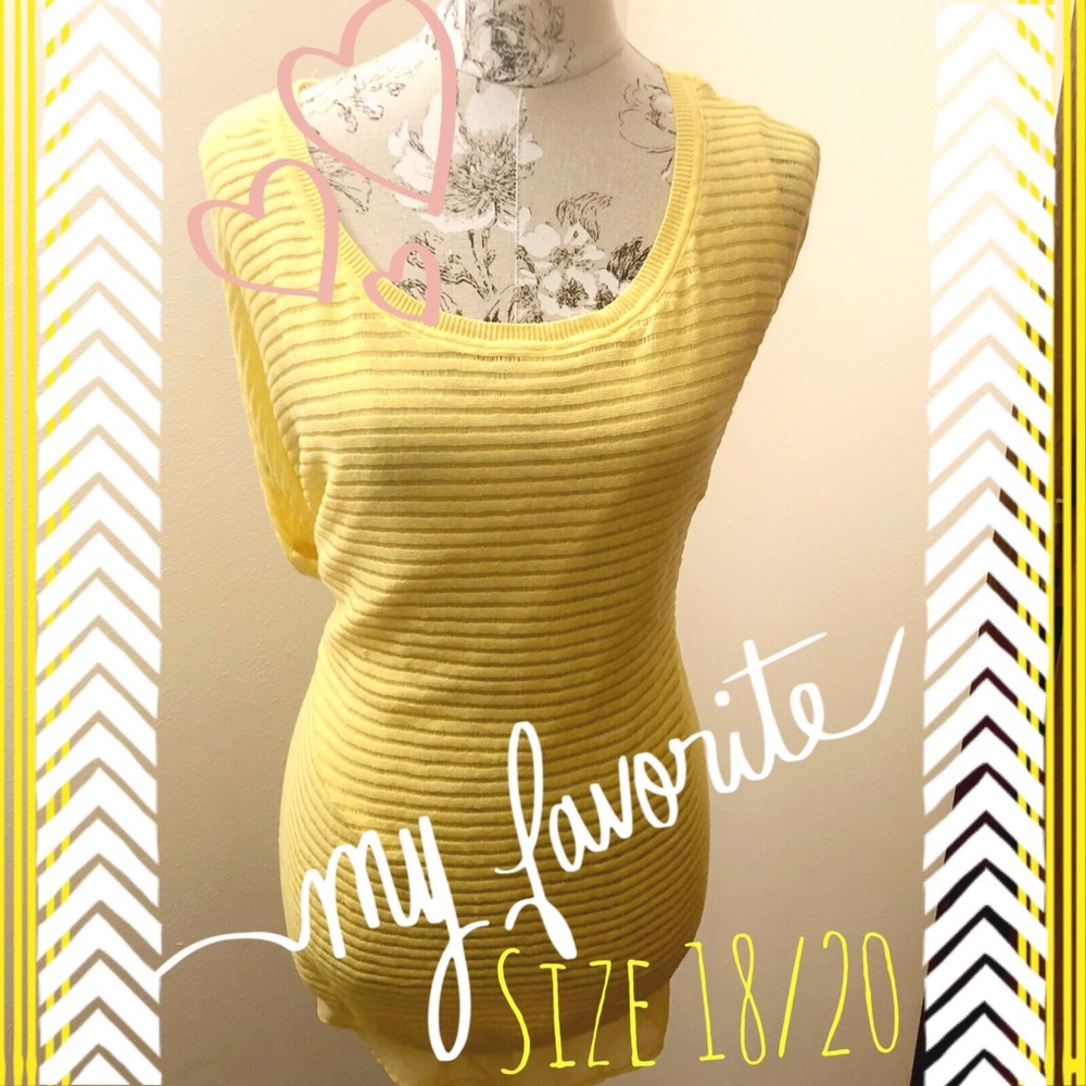 🌻Cute Yellow Plus-Size Top!🌻
