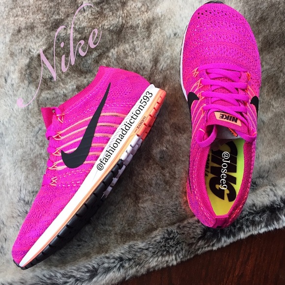 Nike Zoom Flyknit Streak Women's Pink white shoes - Picture 4 of 4