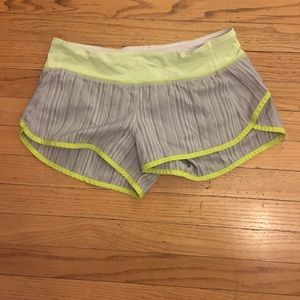 lululemon speed shorts! size 6, barely worn