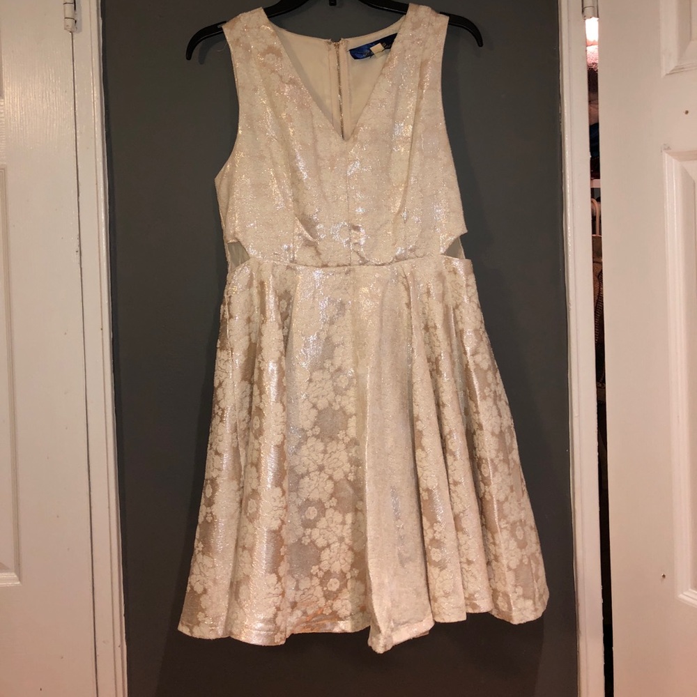 Francesca Cream Floral dress