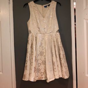 Francesca Cream Floral dress