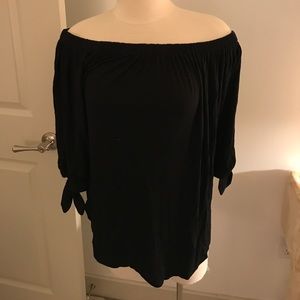 EUC Black off the shoulder blouse