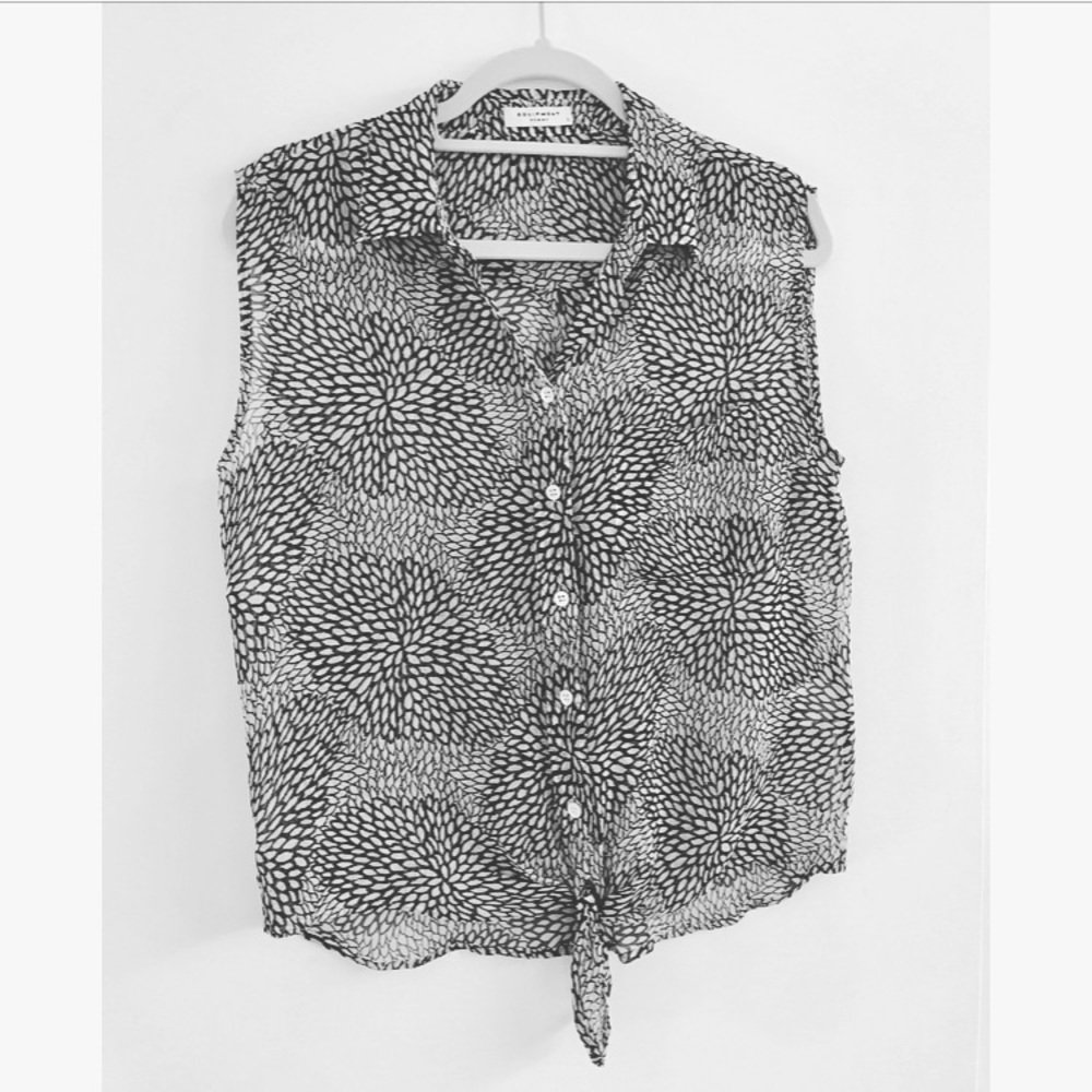 Equipment silk blouse