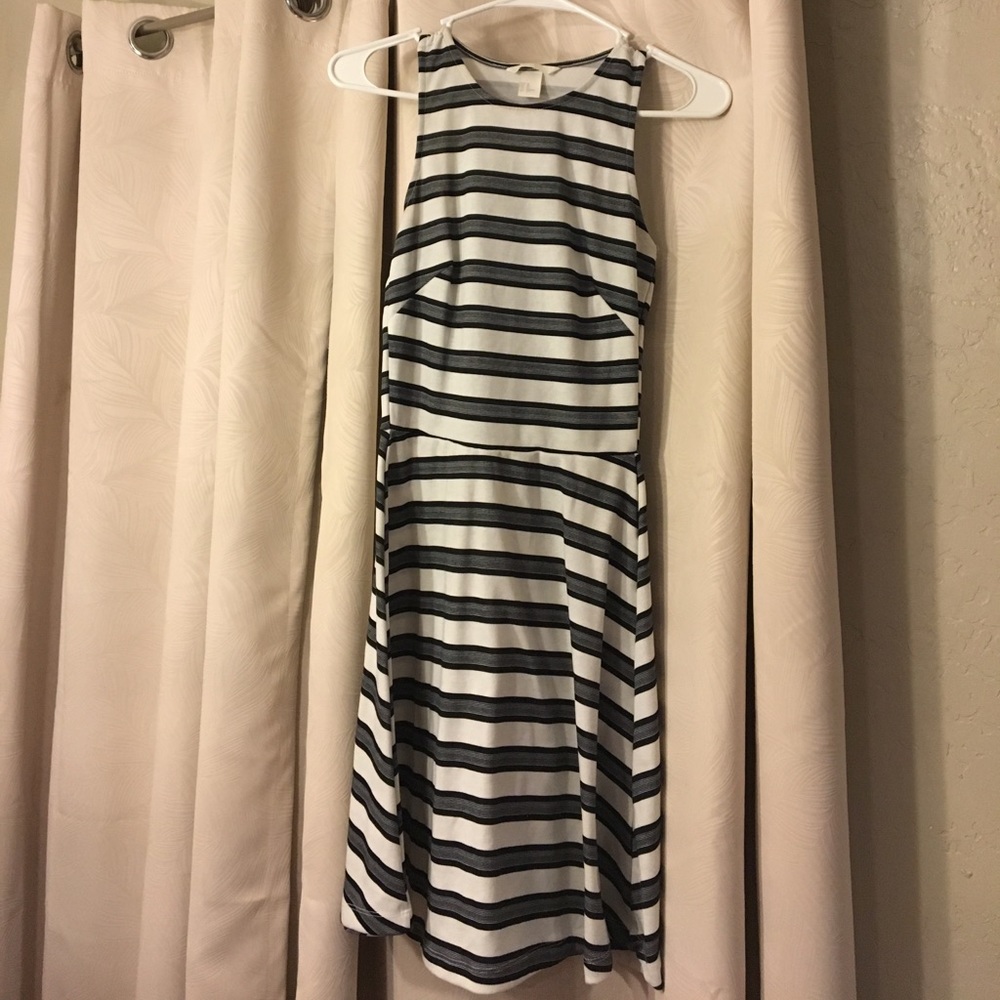 H&M racerback striped dress. Size XS.