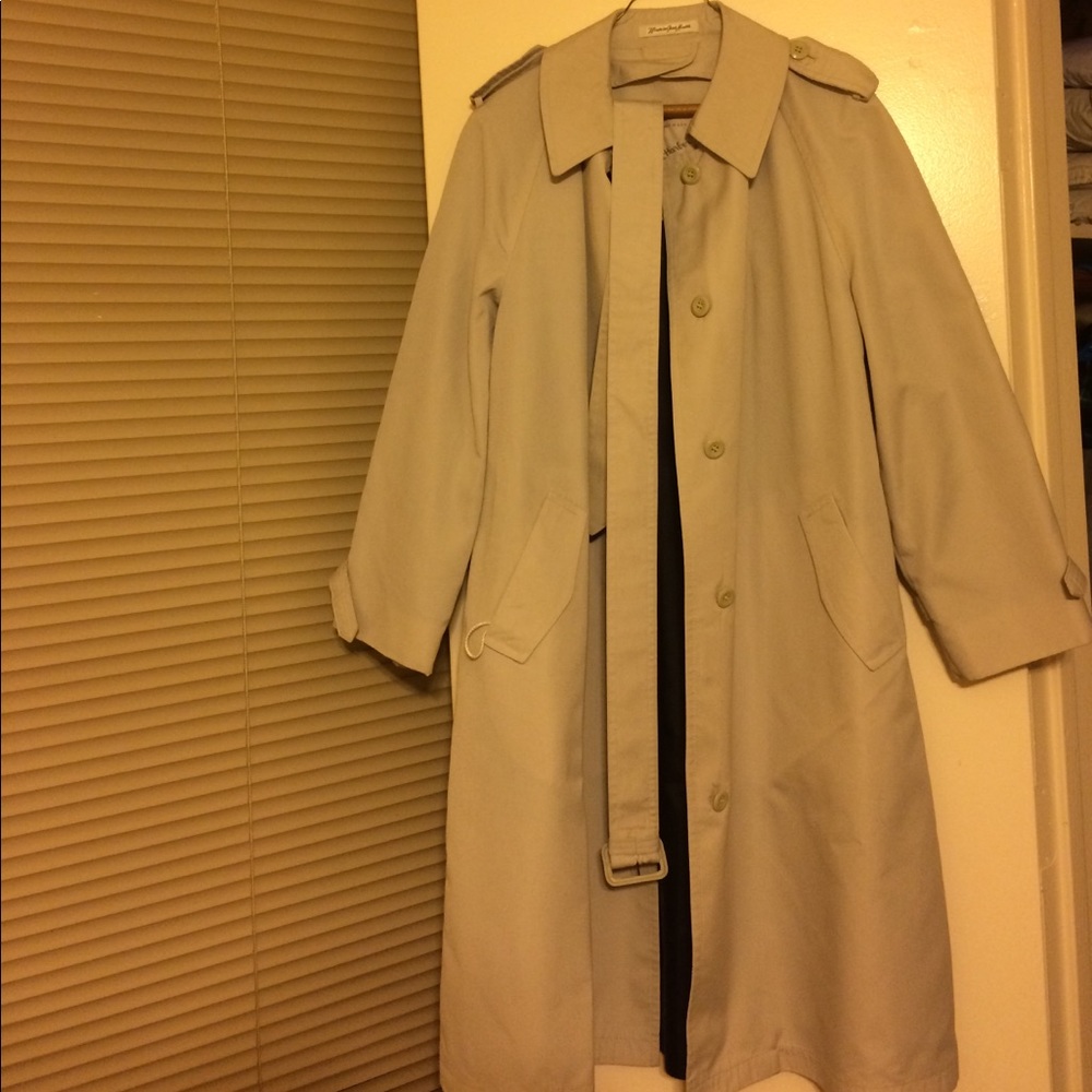 EUC beige raincoat