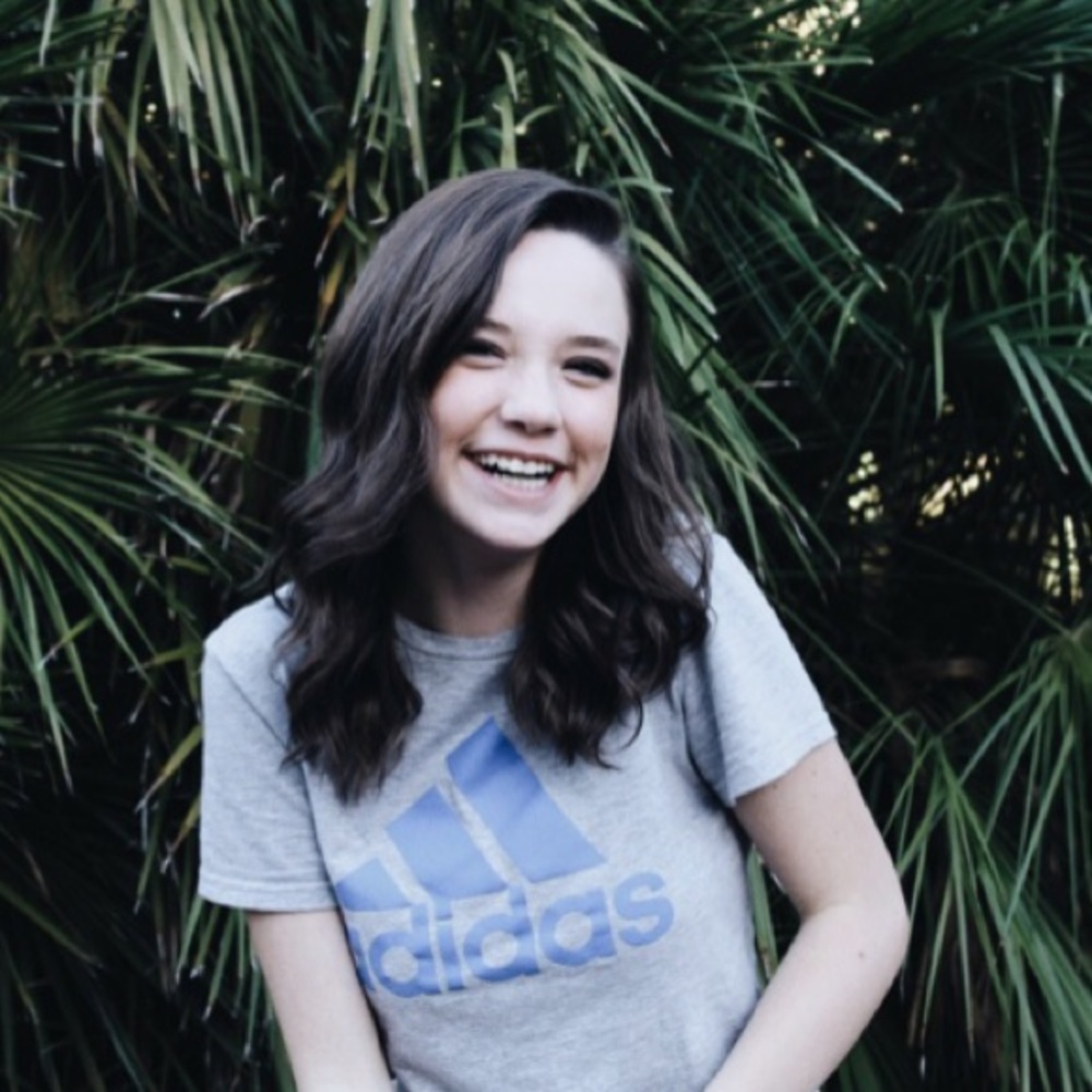 Grey/blue adidas tee shirt
