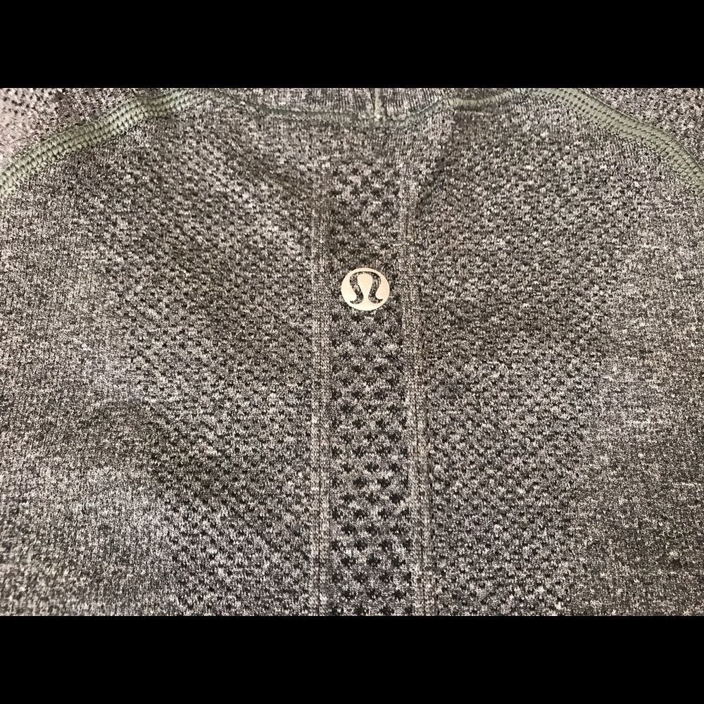 Lululemon Swiftly Long Sleeve-Heathered Black, 8 - Picture 5 of 7