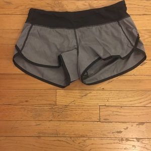 lululemon speed shorts! barely worn, size 6
