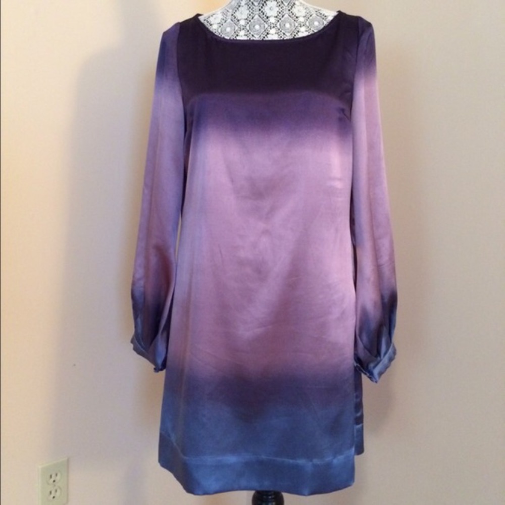 BCBG Ombré Purple/Lavender/Navy Dress
