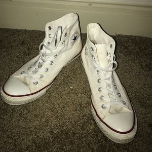 Chuck Taylor Converse All Star White high tops