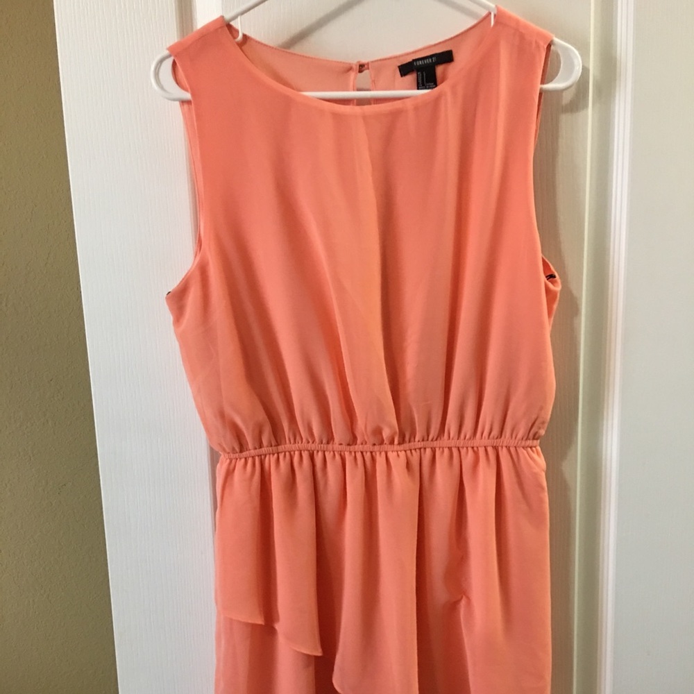 Forever 21 coral dress