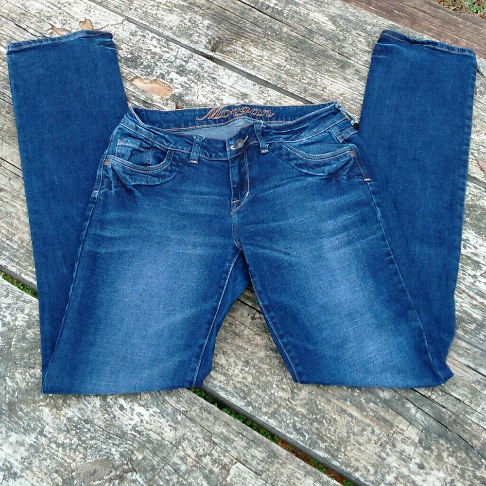 Delias Morgan Straight Leg Skinny Jeans Size 7/8 - Picture 1 of 8