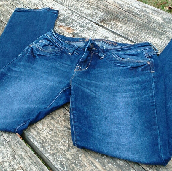 Delias Morgan Straight Leg Skinny Jeans Size 7/8 - Picture 7 of 8