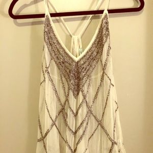 Cute strappy jeweled top