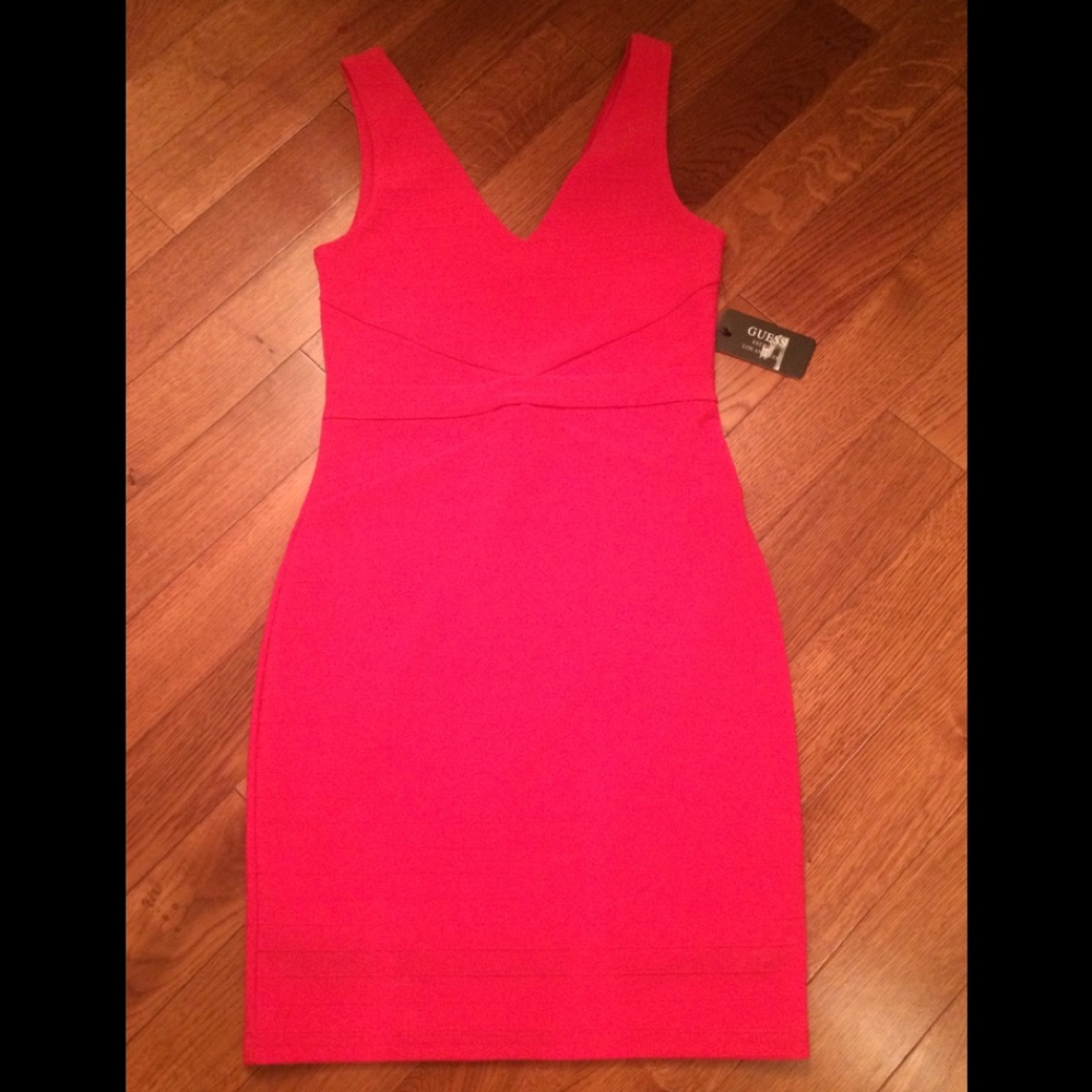 Guess Bright Pink NWT Dress