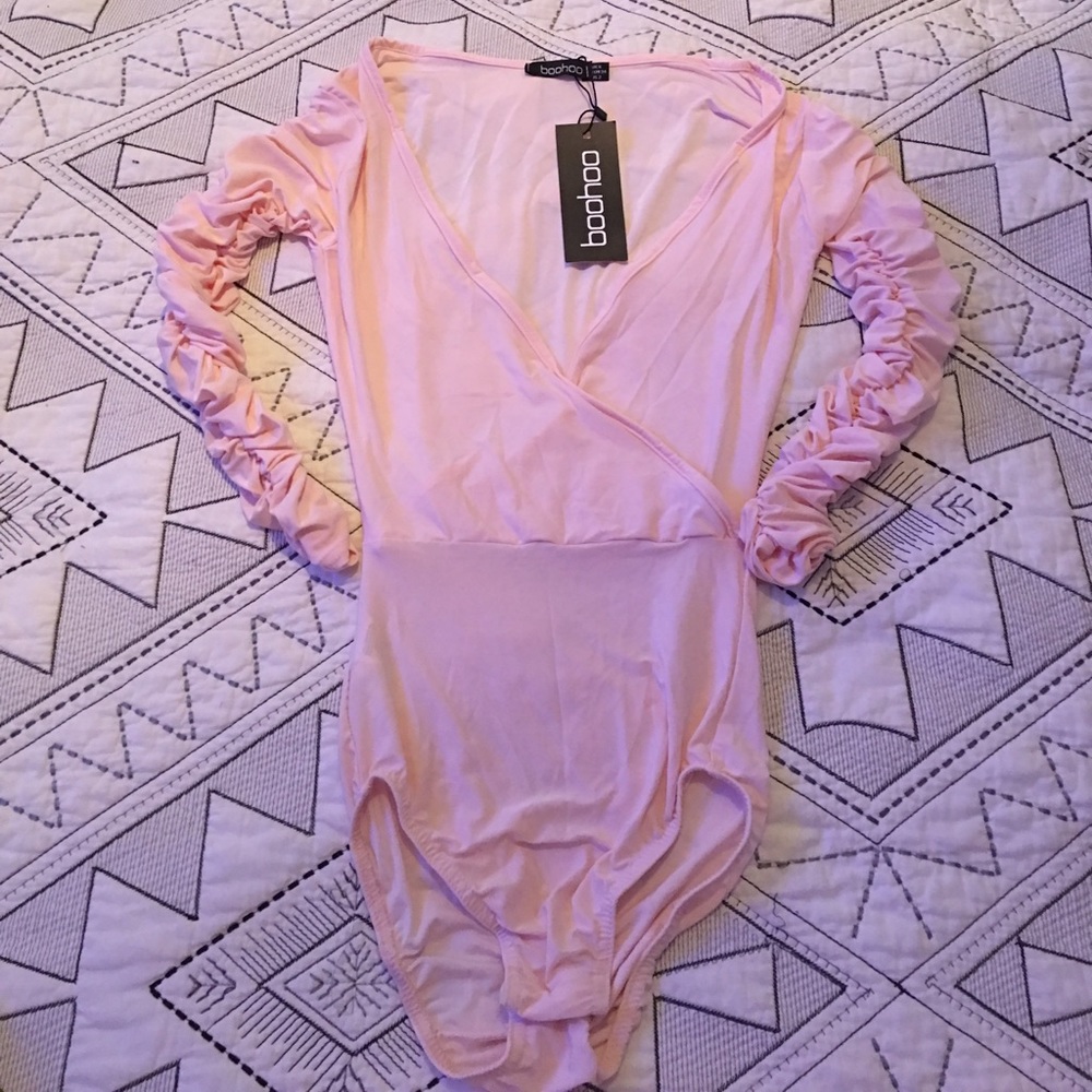 blush body suit