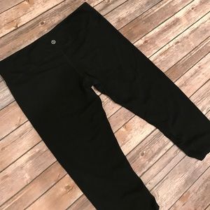 Lululemon crop black cotton pants