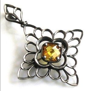 Silpada Citrine Pendant S1222