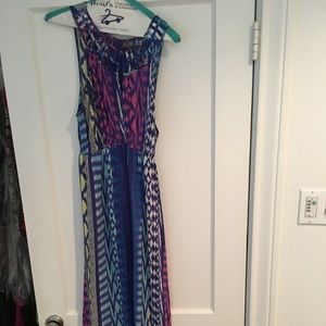 Silk maxi dress