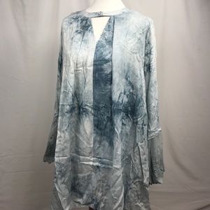 Tie dyed boho style dress