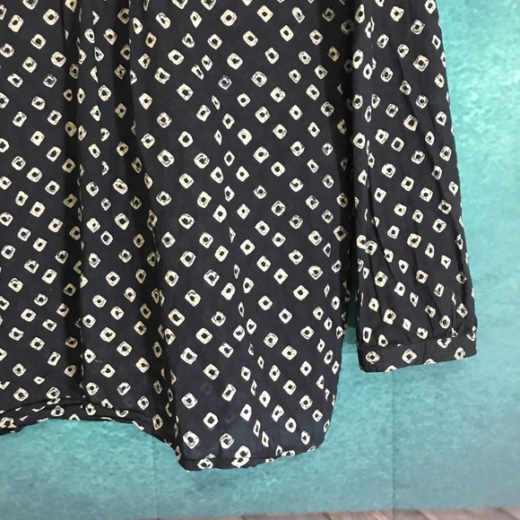 Michael kors women shirt blue polka dots size xs - Picture 4 of 6