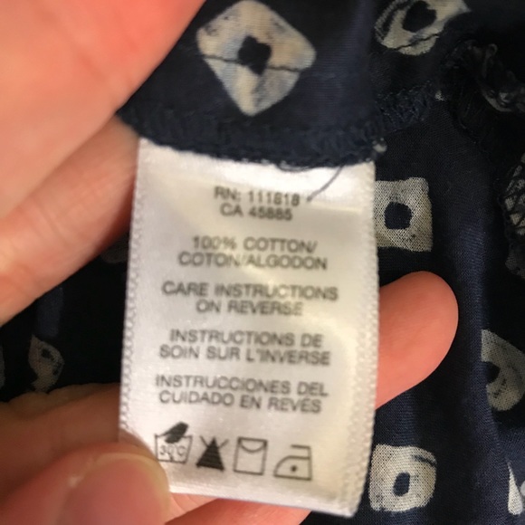 Michael kors women shirt blue polka dots size xs - Picture 5 of 6