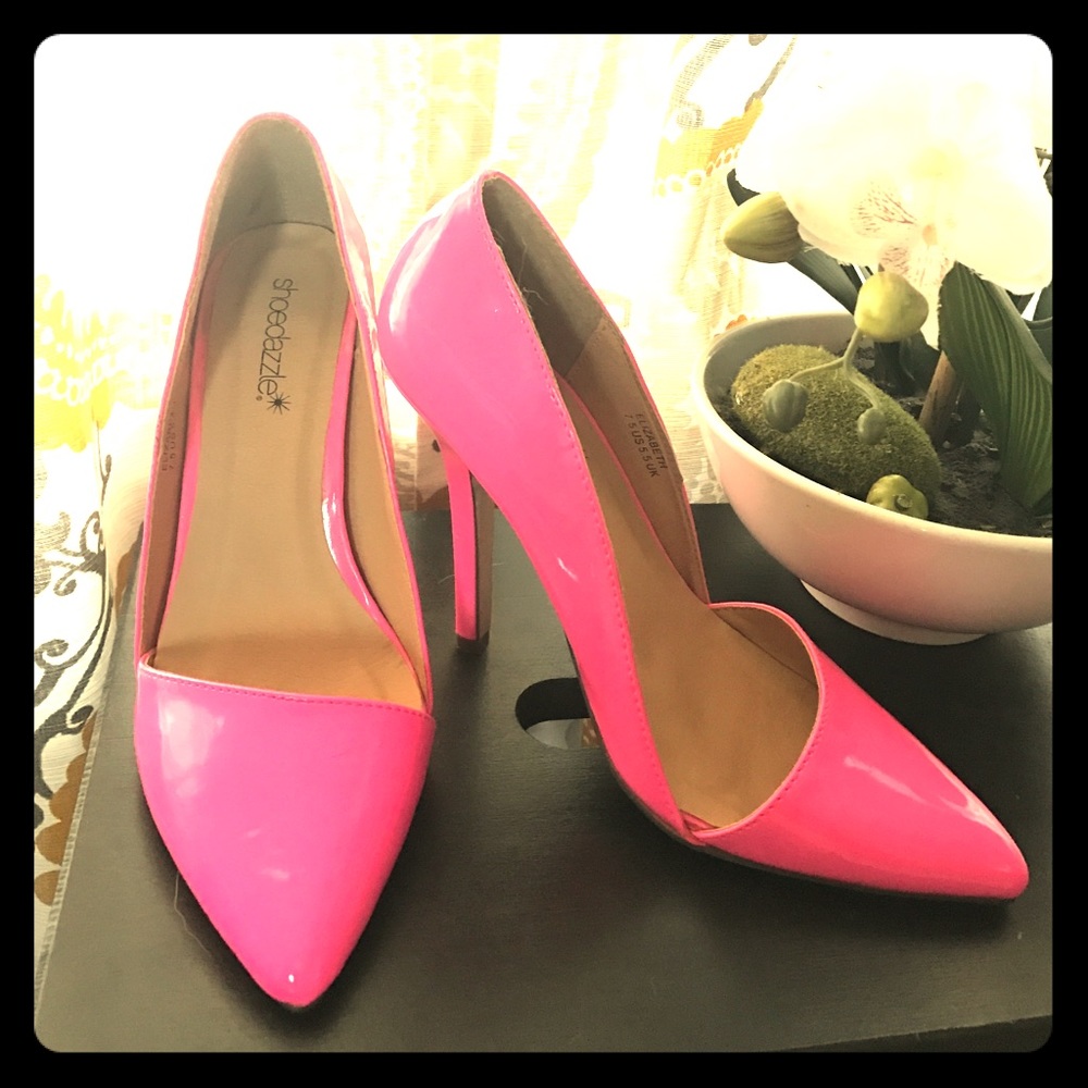 Women’s high heels hot pink