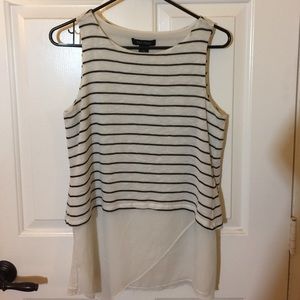 White House Black Market Layered Sleeveless Top