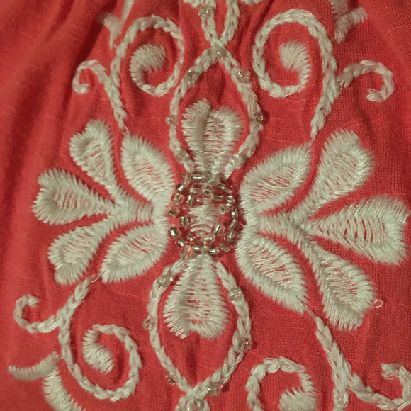 INC embriodered peasant top - EUC - Picture 5 of 5