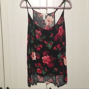 Floral Hi-Lo Tank