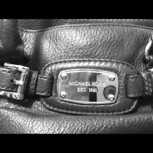 Michael Kors midnight blue satchel