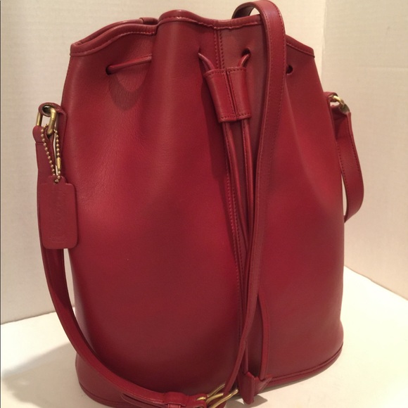 Coach Handbags - Authentic Classic Coach Large Drawstring Bucket